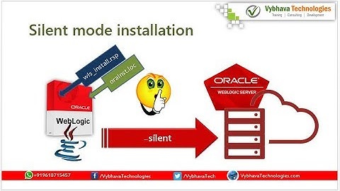 How to install Oracle WebLogic in Silent mode Steps on Vagrant Ubuntu box