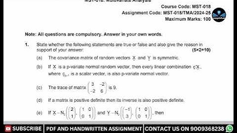 1. State whether the following statements are true or false and also give the reason insupport of