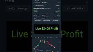 $2400 Live Earning Proof | Make Money Online 2023 | Binance Future Trading #crypto