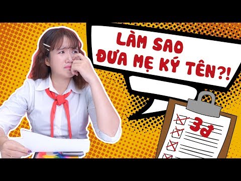 Video CHỊ VANNIE LÀM SAO ĐƯA MẸ KÝ TÊN KHI BỊ ĐIỂM THẤP |... - YouTube