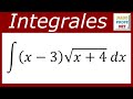 INTEGRACIÓN POR SUSTITUCIÓN - Ejercicio 21