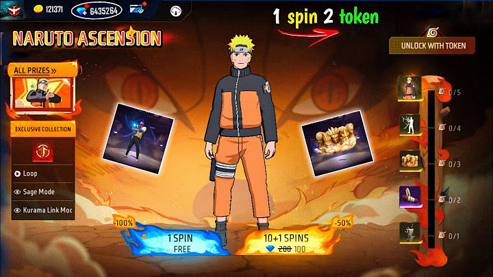 New Token Tower Event Free Fire 🤩 | Free Fire Naruto Evo Bundle 💎