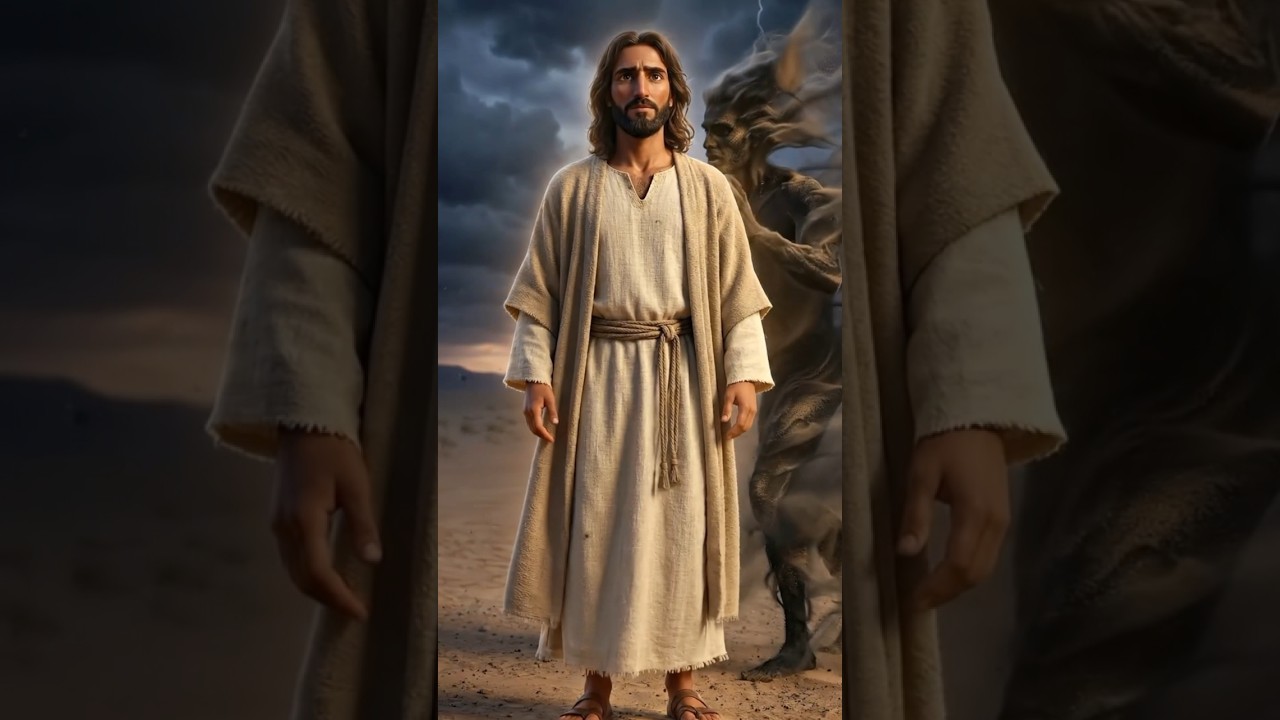 The HOLY SPIRIT 😱 led JESUS into the wilderness to be tempted #shorts