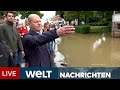Saarland suft ab ausnahmezustand  kanzler erschttert ber sc.en des hochwassers  livestream