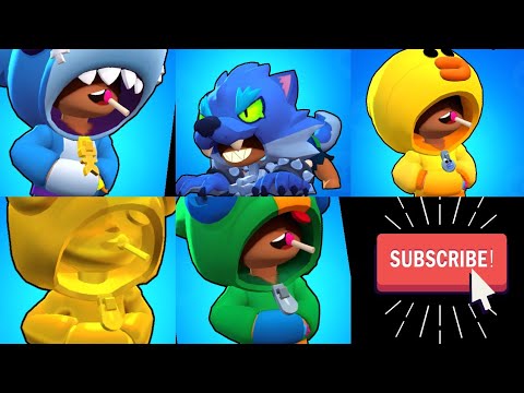 Brawl Stars Tutte Le Skin Di Leon Youtube - leon senza cappuccio brawl stars