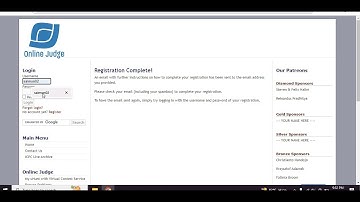 How to register  Uva Online Judge with login format