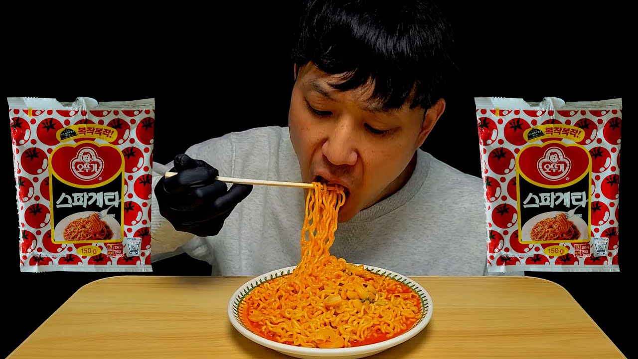 spaghetti 新品未開封 一般盤 コンパクト盤 東京ドーム トレカ Ottogi Spaghetti Ramen Mukbang ASMR for 5 minutes - YouTube