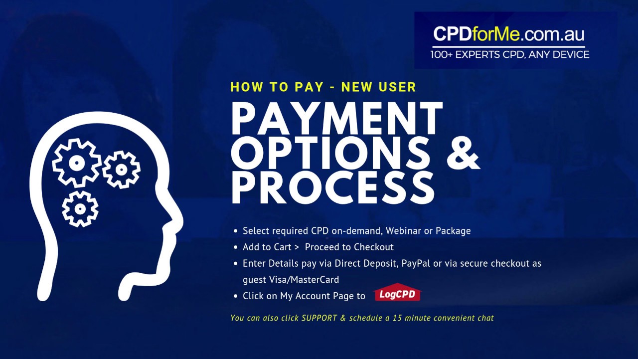 Online CPD Payment Option and Process - CPDforMe.com.au - YouTube