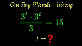 Olympiad Math | Avoid This Common Exponent Trap!