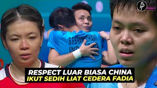 Tangis Air Mata Pecah..!!! Kesedihan Mendalam Chen Jia untuk Fadia yg Cedera #respect