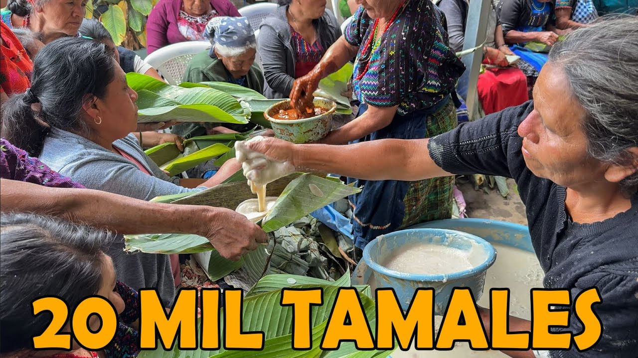 Prepararon miles de tamales en honor a San Pablo!