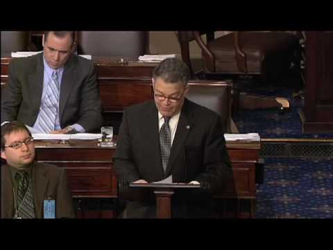 Sen. Franken floor statement on unemployment insurance and COBRA extensions