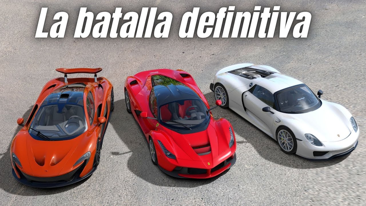 La batalla definitiva de Hypercars | P1 vs LaFerrari vs 918 en ...