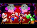 Mario Party Island Tour Minigames - Mario vs Yoshi vs Toad vs Waluigi