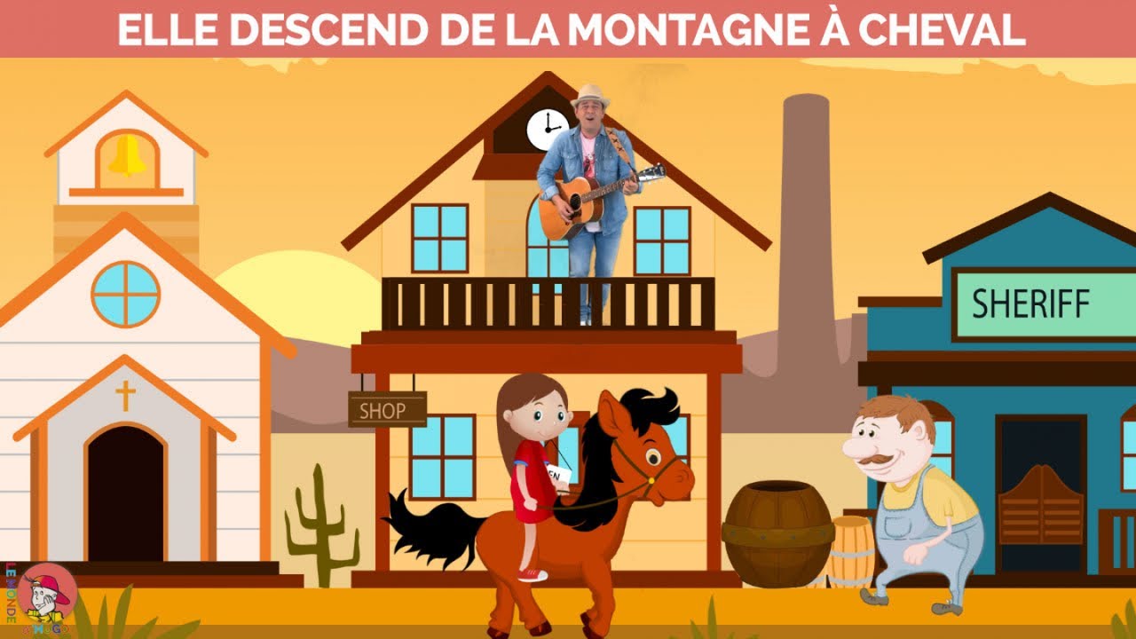 David LION - Elle descend de la montagne à cheval - YouTube