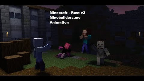 Minecraft RUST V2 Scary Animation