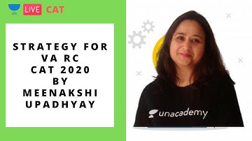 Strategy for VA RC | CAT 2021 by Meenakshi Upadhyay