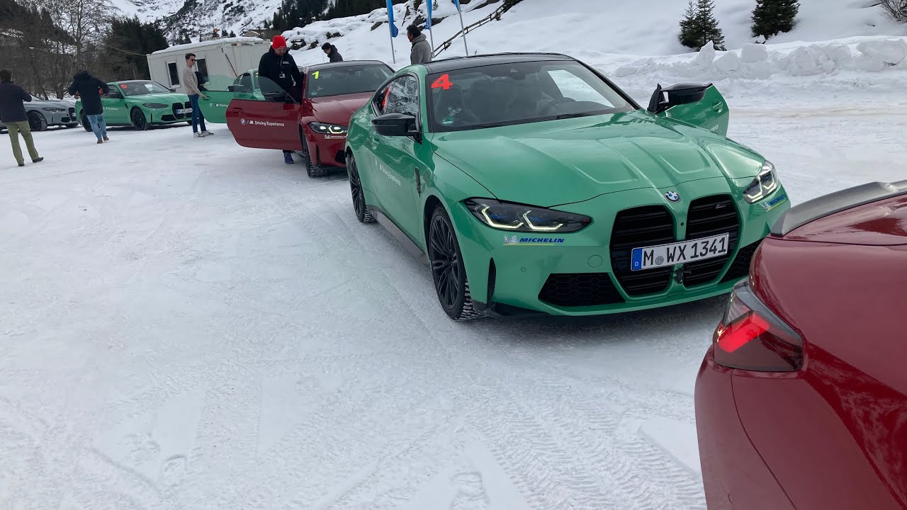 BMW M4 COMPETITION SNOW DRIFT TRAINING 