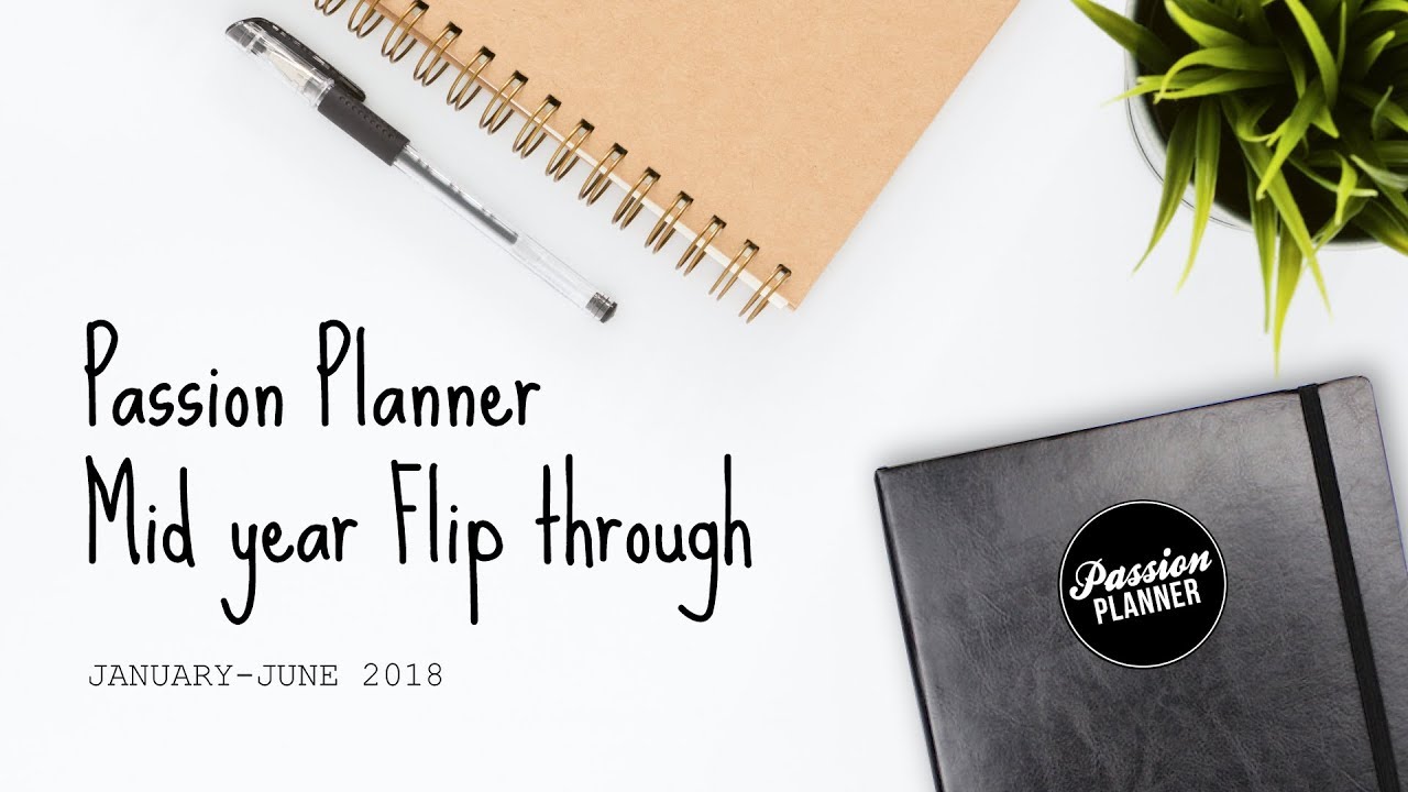 Passion Planner Mid year Flip Through 2018