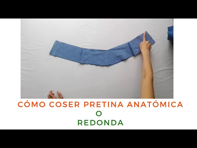 Cómo coser pretina redonda o anatómica 