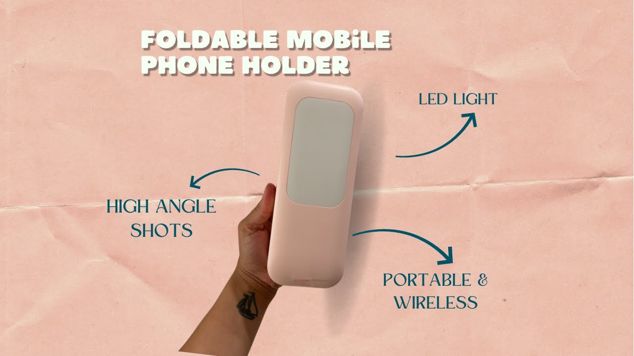 Pink Foldable Phone Holder (Viozon) YouTube