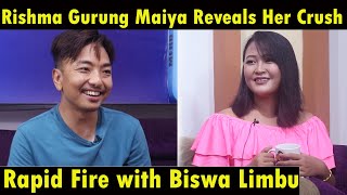 Rishma Gurung Maiya Extremely Happy After Marriage Rapid Fire With Biswa Limbu