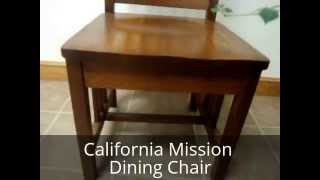 The California Mission Dining Chair is traditional Arts and Crafts style furniture at its very best! Buy the Amish California Mission 