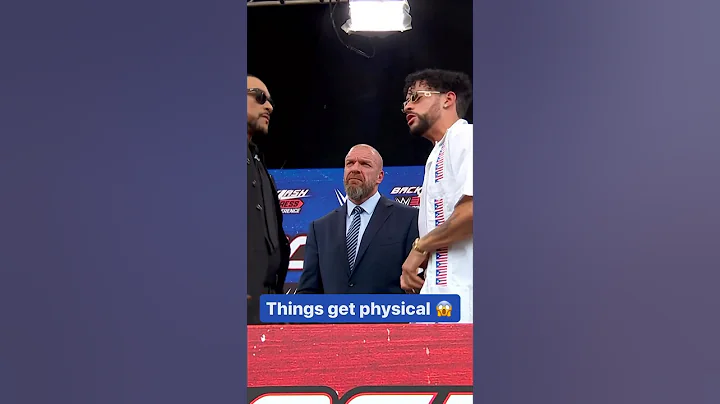 Bad Bunny and Damian Priest can't wait for their San Juan Street Fight at the #WWEBacklash TONIGHT!