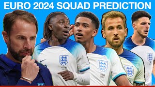 ENGLAND EURO 2024 SQUAD PREDICTION!