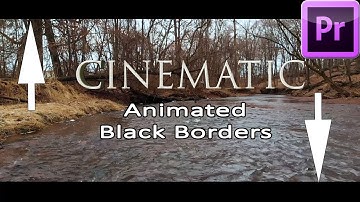 How To Add Cinematic Animated Black Bars To Video In Premiere Pro