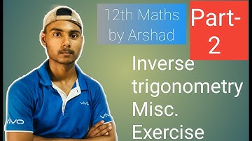 Inverse Trigonometry Class 12th for Up board part -2 || Darkly study ||