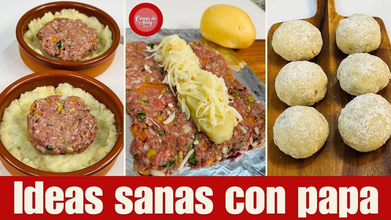 3 Recetas Saludables con Papa y Carne Molida p/Control de Azúcar, Bajar de Peso, Colesterol P/Llevar