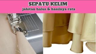 Cara Membuat Jahitan Kelim Menggunakan Mesin Jahit Portable