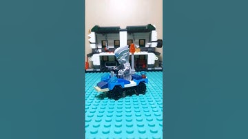 Destroy 💥 a Bricks Micro Ultraman Vehicle #shorts #reverse #lego #brick #block