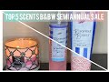 Top 5 Body Care Scents Bath & Body Works Semi Annual Sale