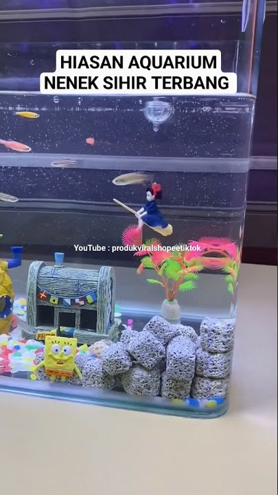 Hiasan aquarium lucu ✨