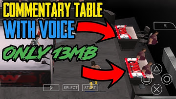 ⚡Patch File 13MB || Add Commentary Table with voice in WWE Smackdown vs Raw 2011  13MB With Proof ⚡