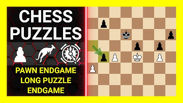 Chess Puzzles to Practice. Themes: Pawn endgame, Long puzzle, Endgame. Learn Chess