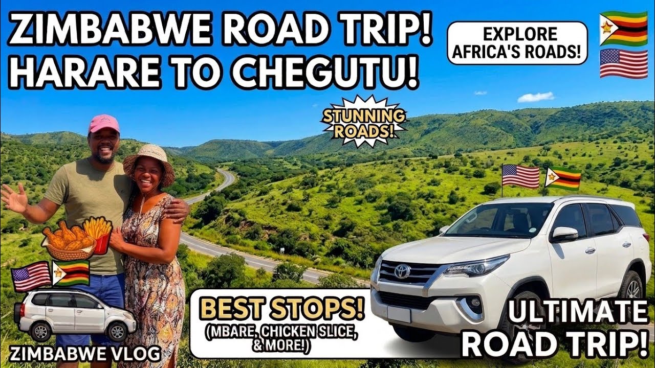 Chegutu Map (The Journey): ROAD TRIP TO CHEGUTU! 🇿🇼 Driving Through Harare, Mbare ...