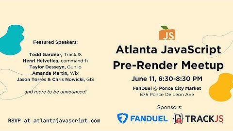 Pre-Render ATL Meetup: Lightning Talks