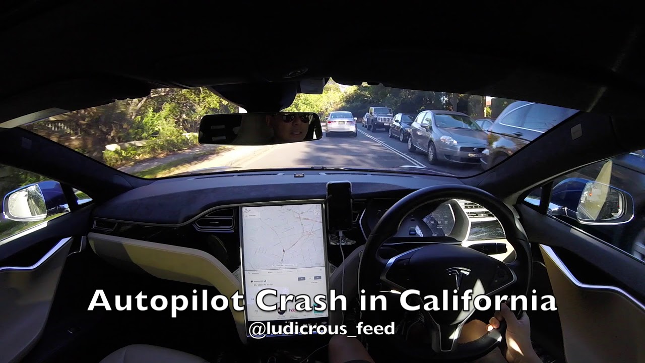 Tesla Model S Autopilot California Freeway Firetruck Crash | Ludicrous ...