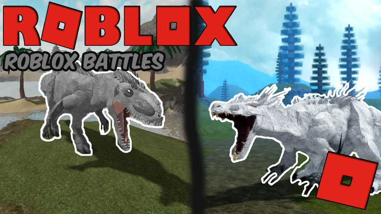 Roblox Battles Phantom Tyrant Vs Albino Terror Battle Of The Indominus Rexes Youtube - phantom fight roblox