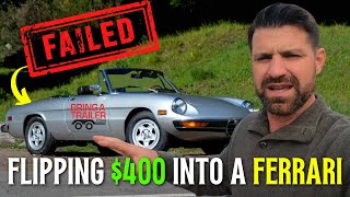 Why I Failed with Bring A Trailer - Flipping $400 to a Ferrari - Alfa Romeo - Part 3