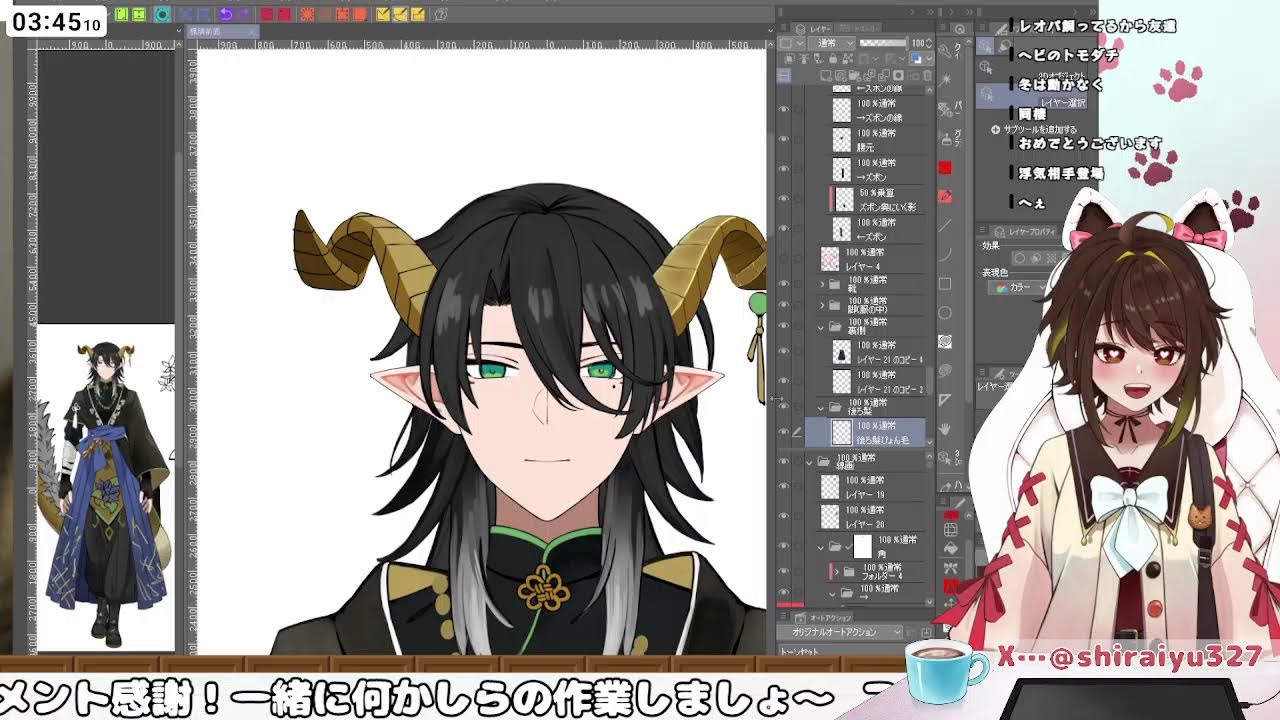 お絵描き作業配信】22026年9月21日 - YouTube