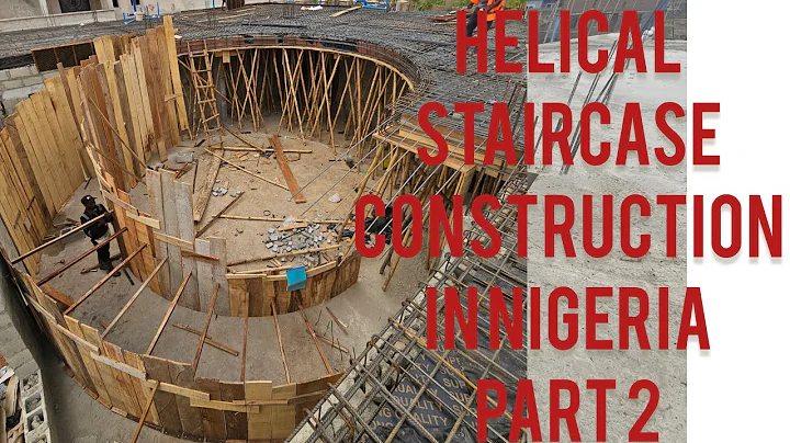How to Build a spiral staircase in Nigeria. Part 2