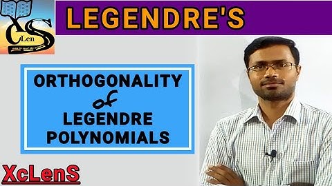 Orthogonality of Legendre Polynomials
