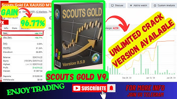 Scouts Gold EA 9. Review | Best MT4 XAUUSD Robot | No DLL | Gold Trading Strategy | Best Forex EA|