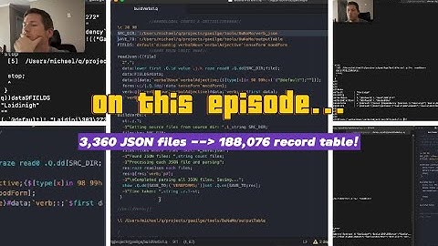 Combining 3,360 JSON files into a single 188,076 record table