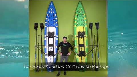 Oar Board® Adventure Row 13’4” SUP Rower Combination Package