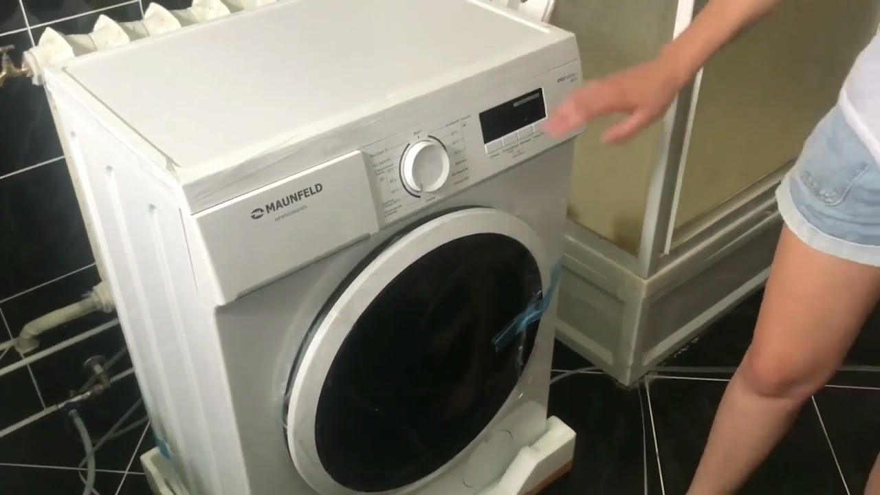 Стиральная машина maunfeld mfwm106wh05